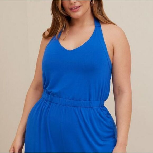 Torrid Super Soft Halter Jumpsuit Size 3X-22-24 - Picture 5 of 10
